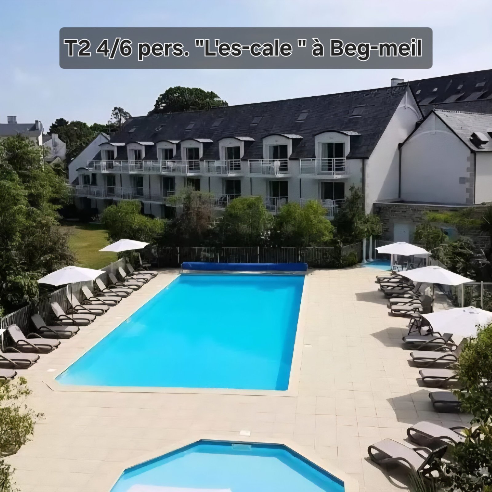 Appartement 4/6pers. « L’Es-cale » à Beg-Meil